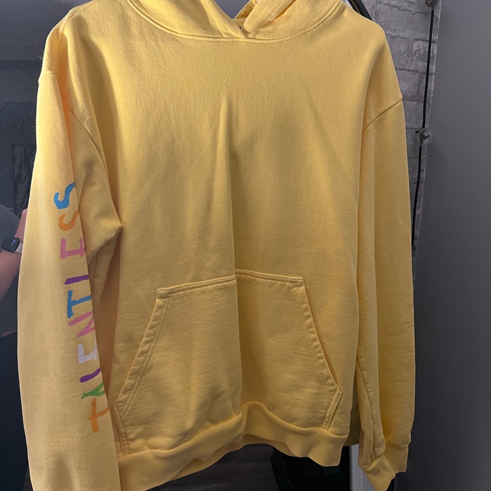 Yellow talentless hoodie